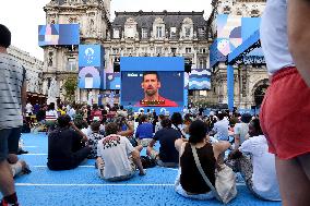 Paris 2024 - Fan Zone At Hotel De Ville