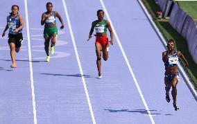 (PARIS2024) FRANCE-PARIS-OLY-ATHLETICS-100M-WOMEN