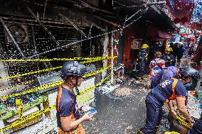 THE PHILIPPINES-MANILA-FIRE-AFTERMATH