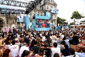 Paris 2024 - Fan Zone At Hotel De Ville