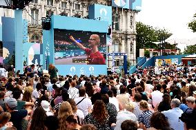 Paris 2024 - Fan Zone At Hotel De Ville