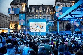 Paris 2024 - Fan Zone At Hotel De Ville