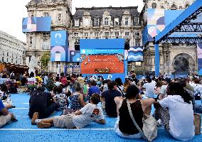 Paris 2024 - Fan Zone At Hotel De Ville