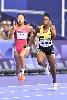 (PARIS2024) FRANCE-PARIS-OLY-ATHLETICS-100M-WOMEN