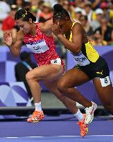 (PARIS2024) FRANCE-PARIS-OLY-ATHLETICS-100M-WOMEN