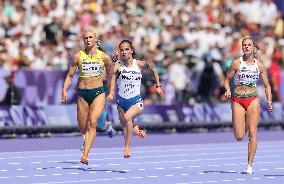 (PARIS2024) FRANCE-PARIS-OLY-ATHLETICS-100M-WOMEN