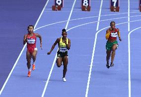 (PARIS2024) FRANCE-PARIS-OLY-ATHLETICS-100M-WOMEN