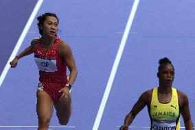 (PARIS2024) FRANCE-PARIS-OLY-ATHLETICS-100M-WOMEN