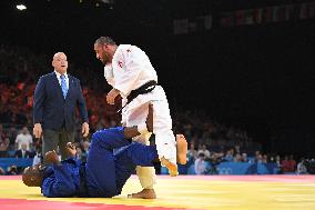 Paris 2024 - Teddy Riner Preliminaries Round Of 8  In The Men's +100kg