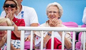 Paris 2024 - Princess Benedikte Attends Rowing Medal Ceremony