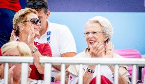 Paris 2024 - Princess Benedikte Attends Rowing Medal Ceremony