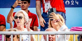 Paris 2024 - Princess Benedikte Attends Rowing Medal Ceremony