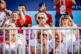 Paris 2024 - Princess Benedikte Attends Rowing Medal Ceremony