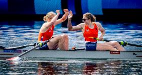 Paris 2024 - Netherlands Take Gold In The Women's Pair Final Rowing