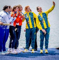 Paris 2024 - Netherlands Take Gold In The Women's Pair Final Rowing