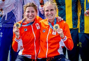 Paris 2024 - Netherlands Take Gold In The Women's Pair Final Rowing