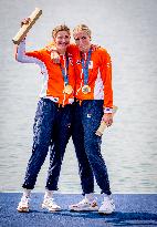 Paris 2024 - Netherlands Take Gold In The Women's Pair Final Rowing