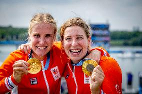 Paris 2024 - Netherlands Take Gold In The Women's Pair Final Rowing