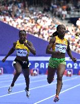 (PARIS2024) FRANCE-PARIS-OLY-ATHLETICS-100M-WOMEN