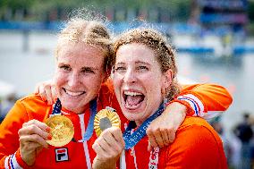 Paris 2024 - Netherlands Take Gold In The Women's Pair Final Rowing