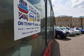 Cars from UK delivered for Kharkiv volunteers