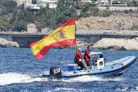 Paris 2024 - Men's Skiff 49Erfx Class Medal Race - Team Spain Wins Gold