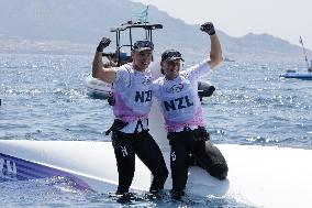 Men's Skiff 49Erfx Class Medal Race - Team New Zealand Wins Silver