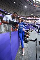 Paris 2024 - Nawal Meniker At Athletics Women's High Jump