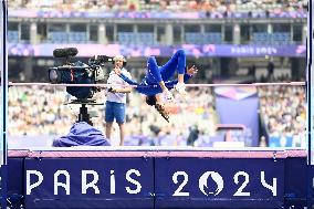 Paris 2024 - Nawal Meniker At Athletics Women's High Jump