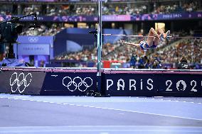 Paris 2024 - Nawal Meniker At Athletics Women's High Jump