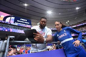 Paris 2024 - Nawal Meniker At Athletics Women's High Jump