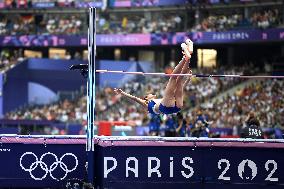 Paris 2024 - Nawal Meniker At Athletics Women's High Jump