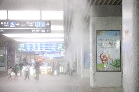 Spray Cooling System at Nanjing Station