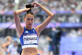 Paris 2024 - Nawal Meniker At Athletics Women's High Jump