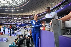 Paris 2024 - Nawal Meniker At Athletics Women's High Jump