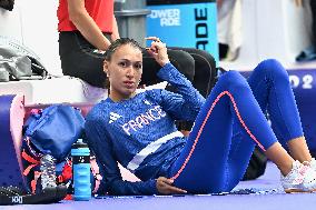 Paris 2024 - Nawal Meniker At Athletics Women's High Jump