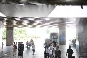 Spray Cooling System at Nanjing Station