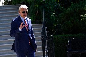 Joe Biden departs to Wilmington - Washington