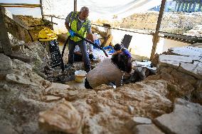 T?RKIYE-ISTANBUL-ARCHEOLOGICAL PARK-EXCAVATION