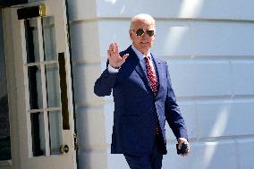 Joe Biden departs to Wilmington - Washington