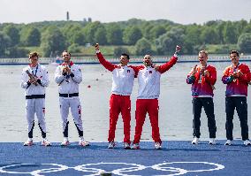 (PARIS2024) FRANCE-VAIRES-SUR-MARNE-OLY-ROWING