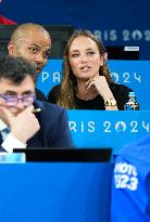 Paris 2024 - Tony Parker And Alize Lim At Judo Event