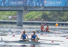 (PARIS2024) FRANCE-VAIRES-SUR-MARNE-OLY-ROWING