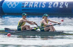 (PARIS2024) FRANCE-VAIRES-SUR-MARNE-OLY-ROWING