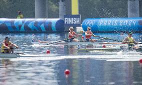 (PARIS2024) FRANCE-VAIRES-SUR-MARNE-OLY-ROWING