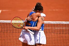 Paris 2024 - Tennis - Jasmine Paolini And Sara Errani Win