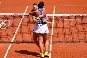 Paris 2024 - Tennis - Jasmine Paolini And Sara Errani Win