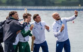 (PARIS2024) FRANCE-VAIRES-SUR-MARNE-OLY-ROWING