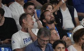 Paris 2024 - Thomas Pesquet In The Stands
