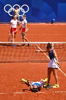 Paris 2024 - Tennis - Jasmine Paolini And Sara Errani Win